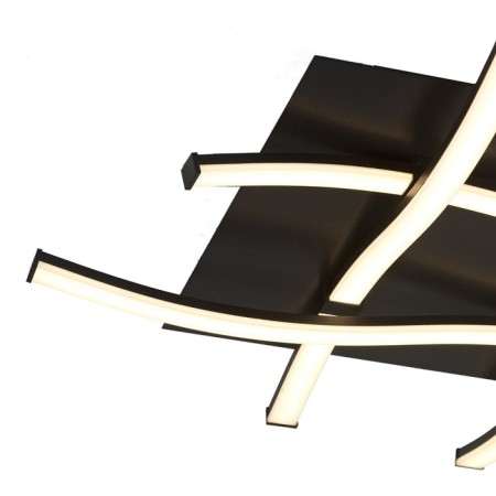Ceiling chandelier Mantra Nur, LED, 2600LM, 2800K, 570x570x70 mm, brown color-1