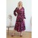 Female dress, size 46, black-pink color