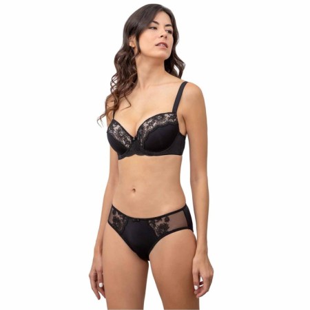 Women's bra, black color, rr 80b-3