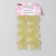 Knitted elements "flowers", 3.5 × 3.5 cm, 10 pcs, yellow/chameleon color