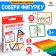 Game set with sticks "Collect a figure", according to the Montessori methodology