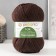 Yarn "Narodnaya" 30% wool, 70% Acrylic volume 220m/100g (17-chocolate)