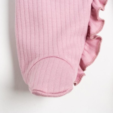 Combineson crumb I am with ruffles, pink color, height 62-68 cm-5