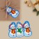Schildik decorative for the gift "Snowman", 4.2 x 7 cm, New Year