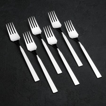 Dining room "Astra", h = 19.8 cm, thickness 2.5 mm, silver color-1