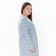 Night shirt female, blue color, size 56
