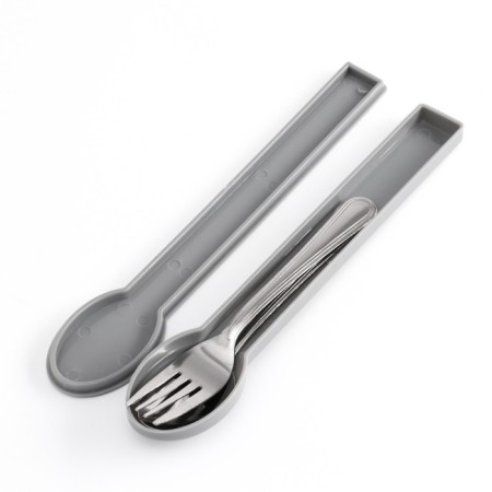 Thermos for meals, 2 l + fork, spoon, retains heat 8 hours, 22 x 13.5 x 15.5 cm-4