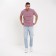 Men's T-shirt Minaku Regular Fit: Purple color, rn 44