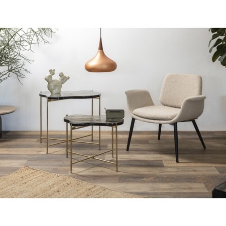 Hilde lounge, 600 × 800 × 730 mm, Builder, gray-beige color-6