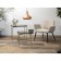 Hilde lounge, 600 × 800 × 730 mm, Builder, gray-beige color