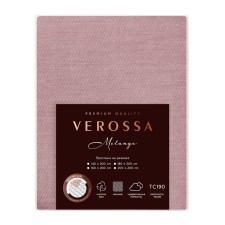 Verossa Melange elastic band sheet, size 160x200x30 cm