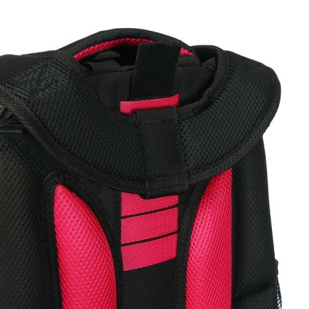 School backpack 38 x 30 x 16 cm, ergonomic back, Stavia "Neon", black-10