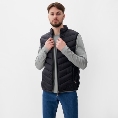 Male vest at the zipper Mist, r.54, black