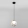 Dublin lamp, 1x7W G9, black color, bronze