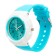 Watch of nursery, d-4.5 cm, silicone strap, 3 atm, turquoise