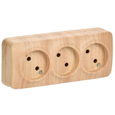 IEK ERH30-K34-10 GLORY, OP, 3 sockets, 10A without grounding