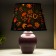 Board Lamp "Abstraction" E14 15W violet risalux