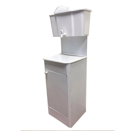 Washbuilder "Aquarius", cottage, without euns, plastic sink, 17 l, white-1