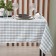 Tablecloth Ethel -gray 140*180 cm, 100% p/e