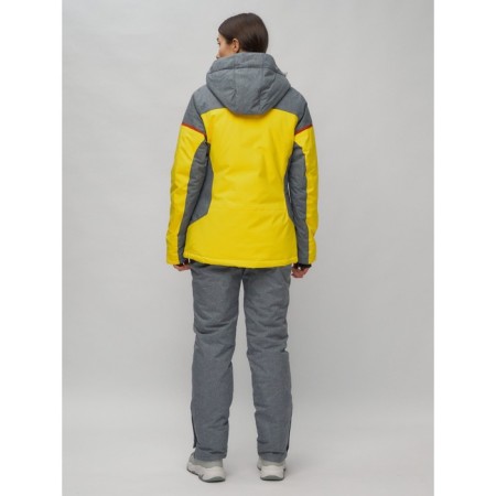 Ski suit female, size 44, yellow color-20