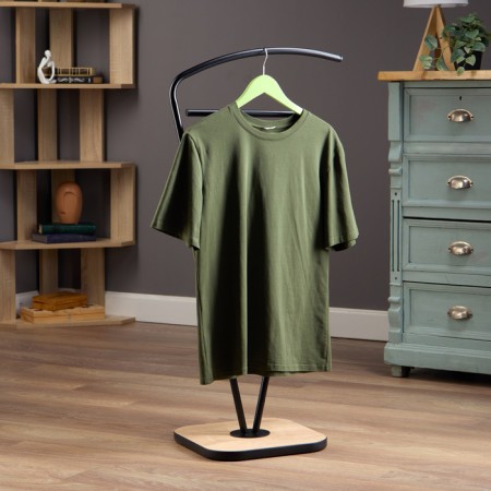 LAKSI hanger "silhouette" Black matte/oak Irlandsi-1