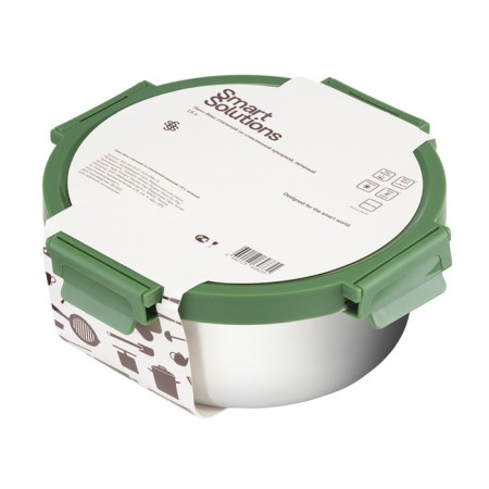 Smart Solutions lunch box, glass cover, 1.5 l, green color-3
