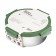 Smart Solutions lunch box, glass cover, 1.5 l, green color