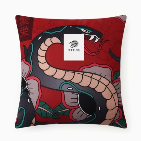 Pillow Ethel "Cool Snake" Ethel 40x40 cm, 100% p/e, velor-4