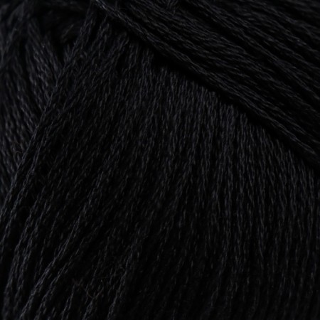 Yarn "Children's Cotton" 100%Mercerized cotton 330m/100g (02-black)-3
