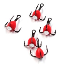 The throat hook Yaman with a stone, size 12 int, the color of FC 5 pcs.