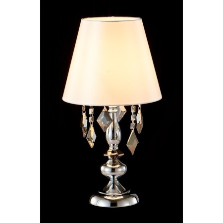 Crystal Lux table lamp, Mercedes 0950/501, E14, 1x60 W, 48x25x25 cm, chromium color-1