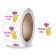 Stick paper "Dog with flower. Gratitude" d = 2.5 cm 500 pcs in a roll 3x6.5x6.5 cm