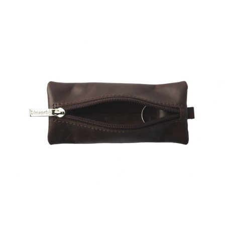 Key of zipper, length 15 cm, brown color-1