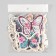 Butterflies cardboard "Flower" set 12 pcs h = 4-10 cm