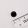 A plug for a badge, d = 1.1 cm, (set 10 pcs.), Black color