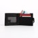 Male purse for magnet, department for bills, for maps, for coins, black color