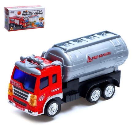 Fire Service machine, works on batteries, light and sound, mix
