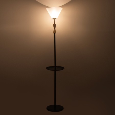 Taleser "Prince" with a table 1x15W E27 Model: BR 01042 Black/Transparent-2