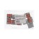 The construction and installation terminal of Luazon Lighting SK-330, 32A, 0.08-2.5 mm2, 5 open, with a lever, nab. 10 pieces