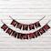 Garland on the tape "Happy Halloween", spiders, 250 cm
