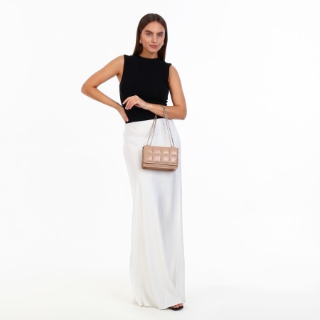 Bag Messenger with lightning, beige color-7