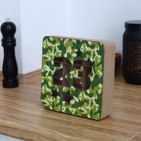 Gift box, confectionery packaging "February 23", 18 x 18 x 5 cm-4