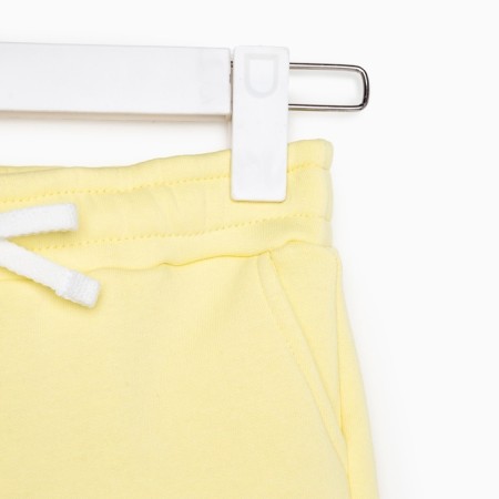 Kids (hoodies, trousers) minku: Basic Line Kids, Oversize, yellow color, height 134-10