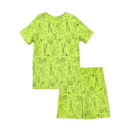 Pajama for the boy PlayTode: T -shirt and shorts, height 110 cm-3
