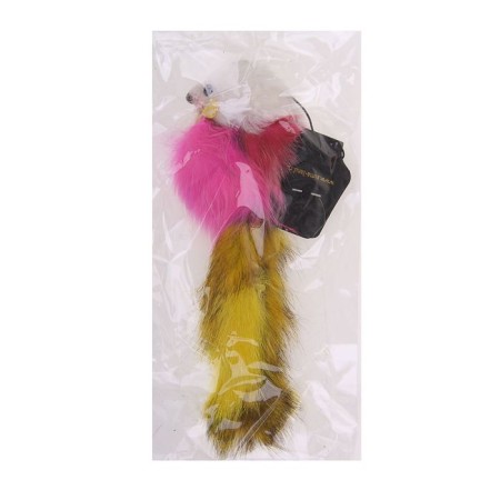 Fluffy on the pendant "Cutie" 4.5 x 4.5 x 12.5 cm, color mix-6