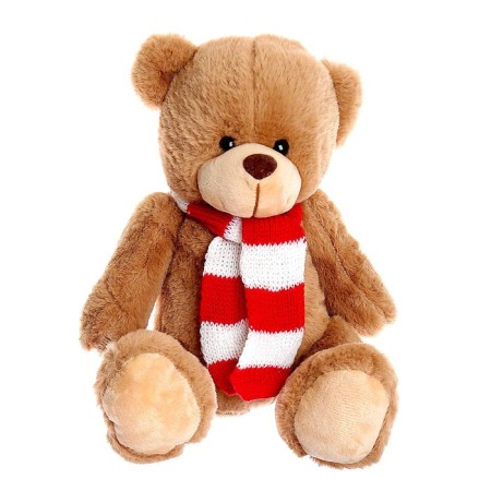 Soft toy "Mishutka in a scarf", Mix color-3