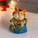 Piglite Polystone "Tigeron with a bag of gold coins" MIX 12.5x8x10 cm