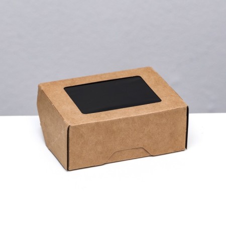 Removal container, black velvet, 10 x 8 x 4 cm, 350 ml