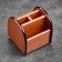 Organizer 4 sections, on a rotating stand, under the beech, 12x12x12 cm