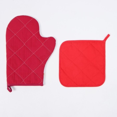 Set of kitchen. Ethel "Nutcracker": 19x19 cm, mittens-seizure 20x28 cm, 100% HL-2